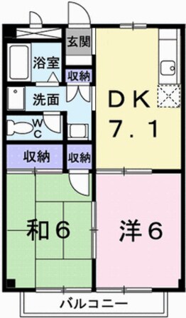 ブルーメン　ベートの物件間取画像